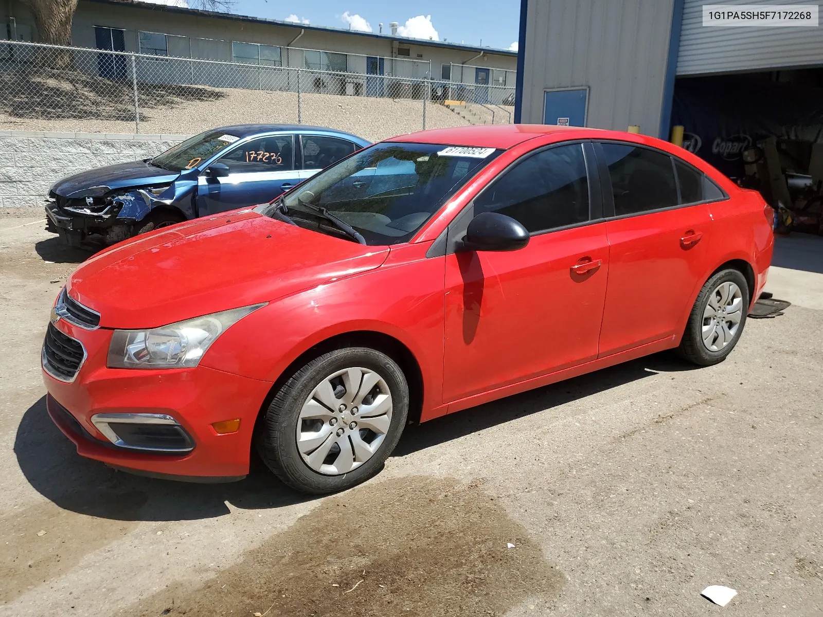 2015 Chevrolet Cruze Ls VIN: 1G1PA5SH5F7172268 Lot: 61700524