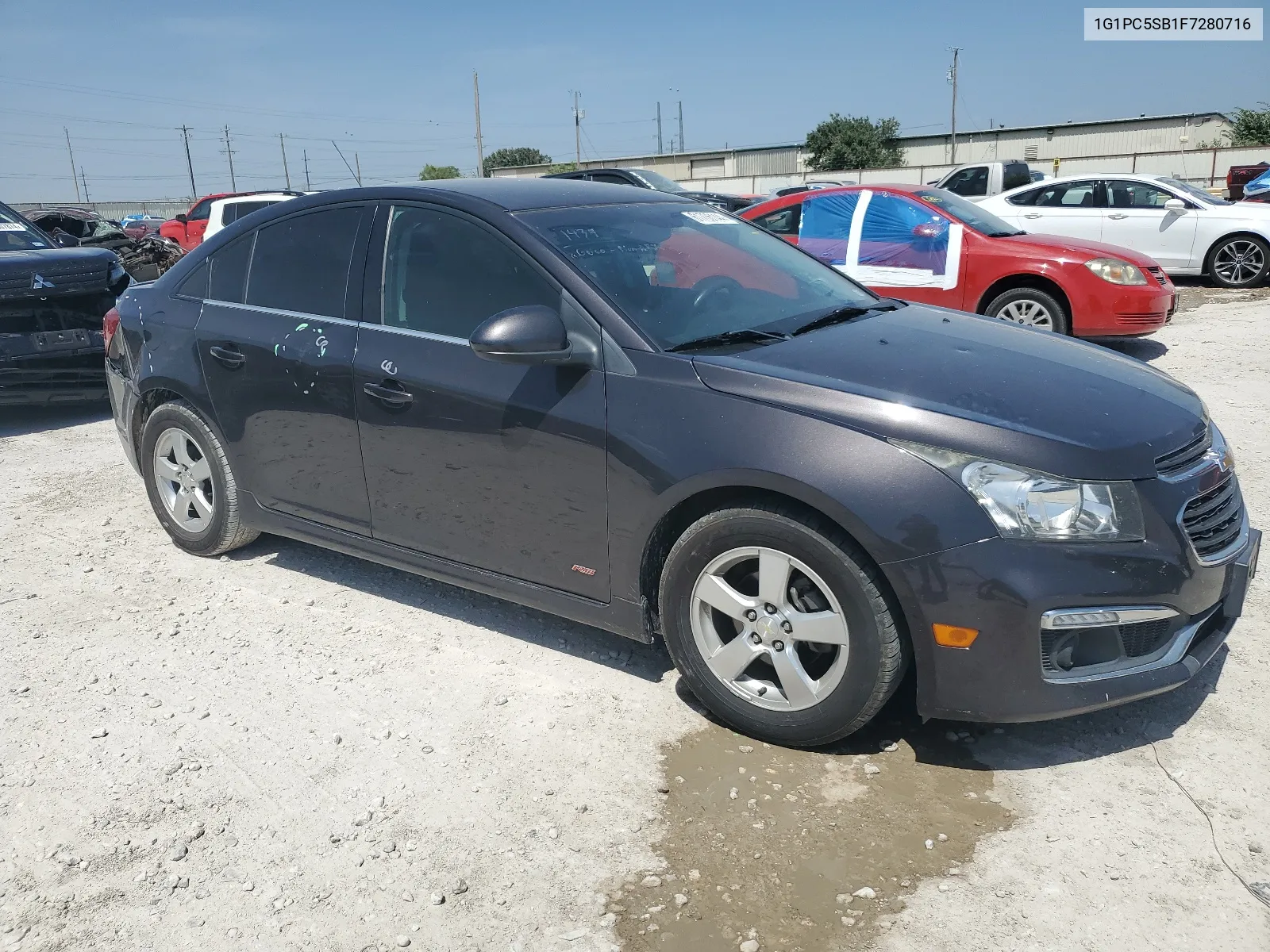 2015 Chevrolet Cruze Lt VIN: 1G1PC5SB1F7280716 Lot: 61706144