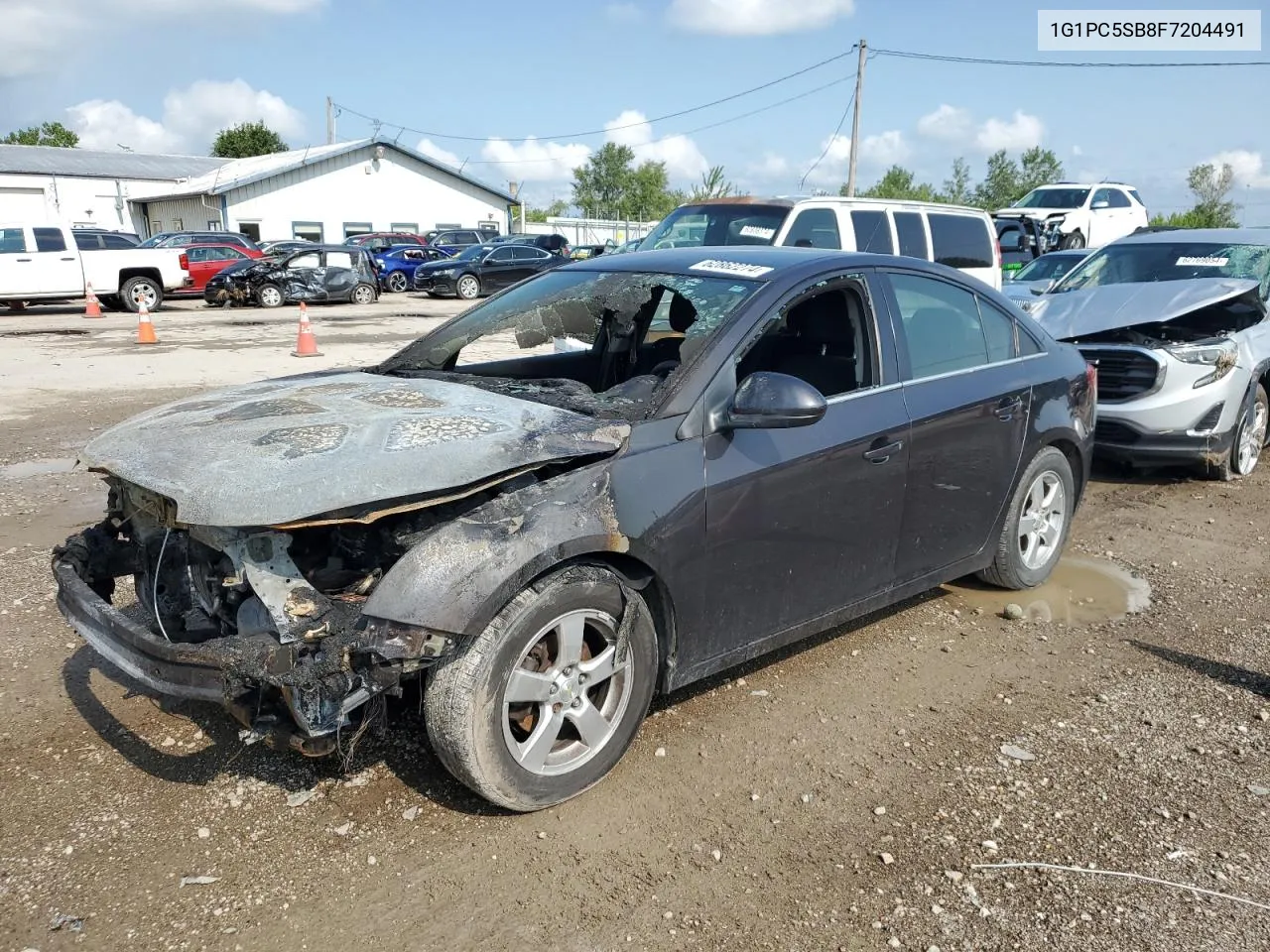 2015 Chevrolet Cruze Lt VIN: 1G1PC5SB8F7204491 Lot: 62862274