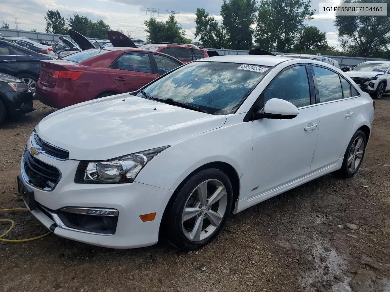 1G1PE5SB8F7104465 2015 Chevrolet Cruze Lt