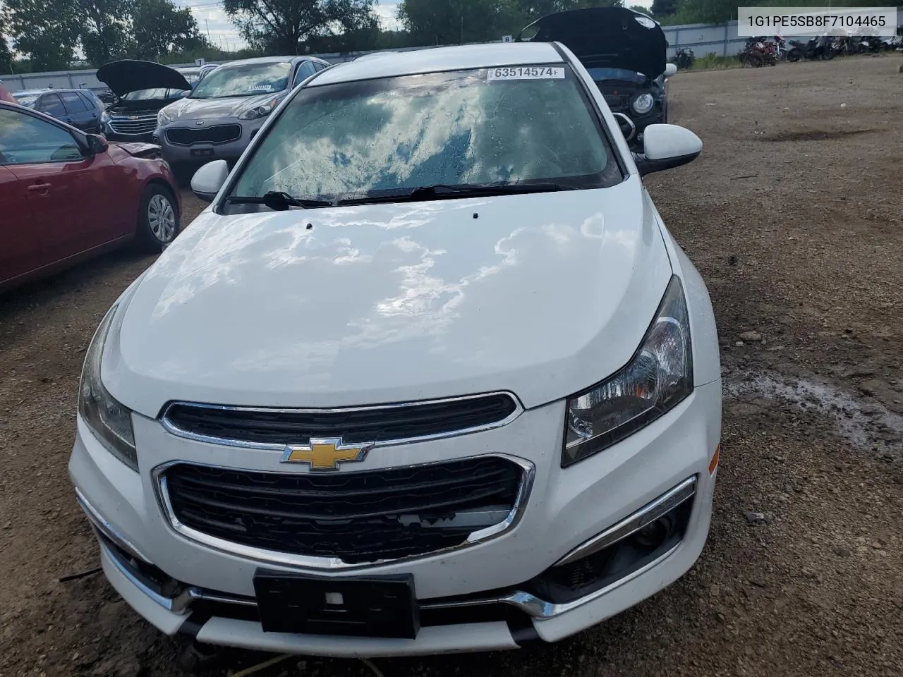 1G1PE5SB8F7104465 2015 Chevrolet Cruze Lt