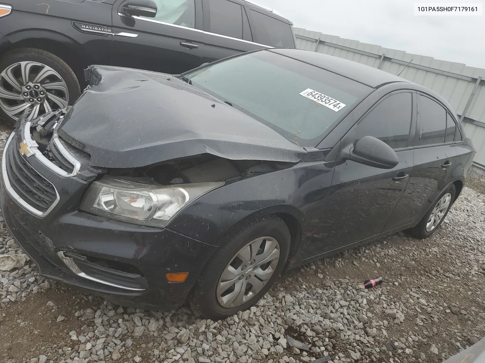 2015 Chevrolet Cruze Ls VIN: 1G1PA5SH0F7179161 Lot: 64393574