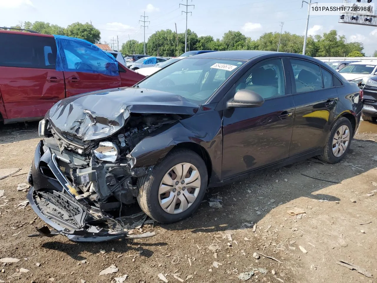 2015 Chevrolet Cruze Ls VIN: 1G1PA5SH1F7285988 Lot: 65436674