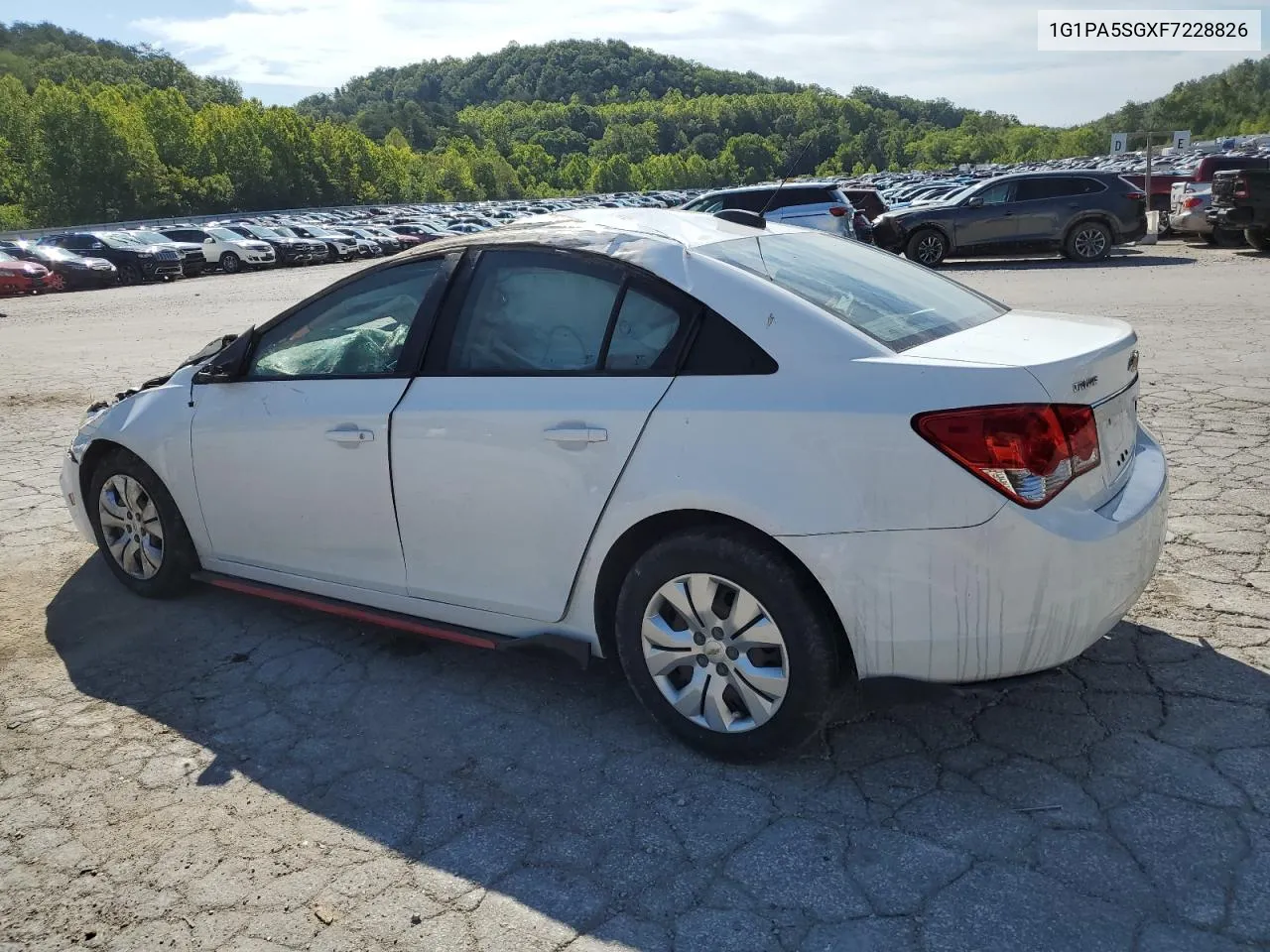 2015 Chevrolet Cruze Ls VIN: 1G1PA5SGXF7228826 Lot: 65964914