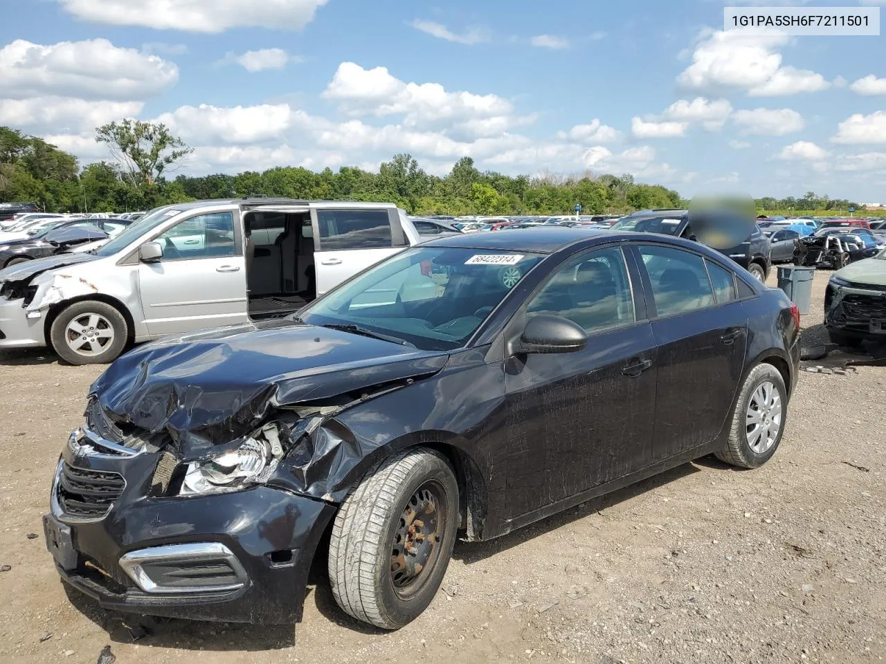 2015 Chevrolet Cruze Ls VIN: 1G1PA5SH6F7211501 Lot: 68422314