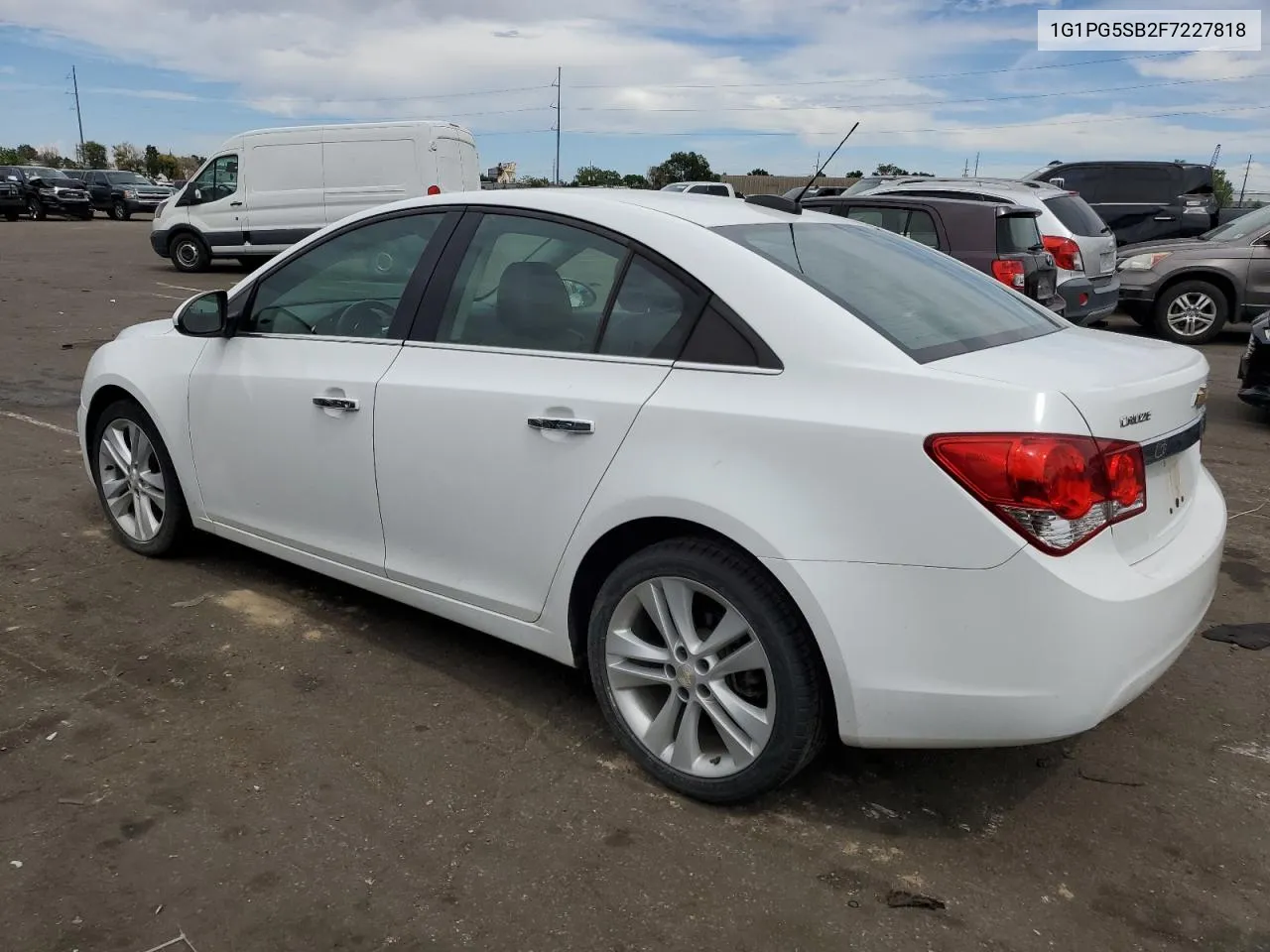 1G1PG5SB2F7227818 2015 Chevrolet Cruze Ltz