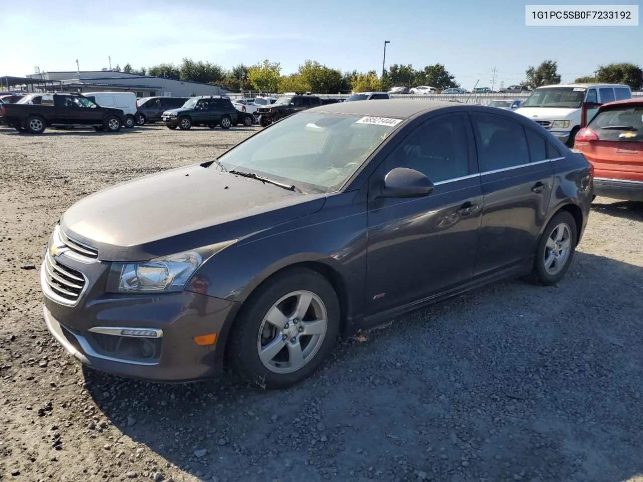 2015 Chevrolet Cruze Lt VIN: 1G1PC5SB0F7233192 Lot: 68521444