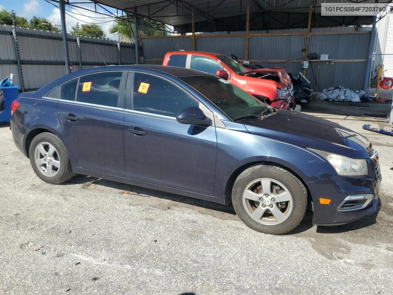 2015 Chevrolet Cruze Lt VIN: 1G1PC5SB4F7203760 Lot: 69752944