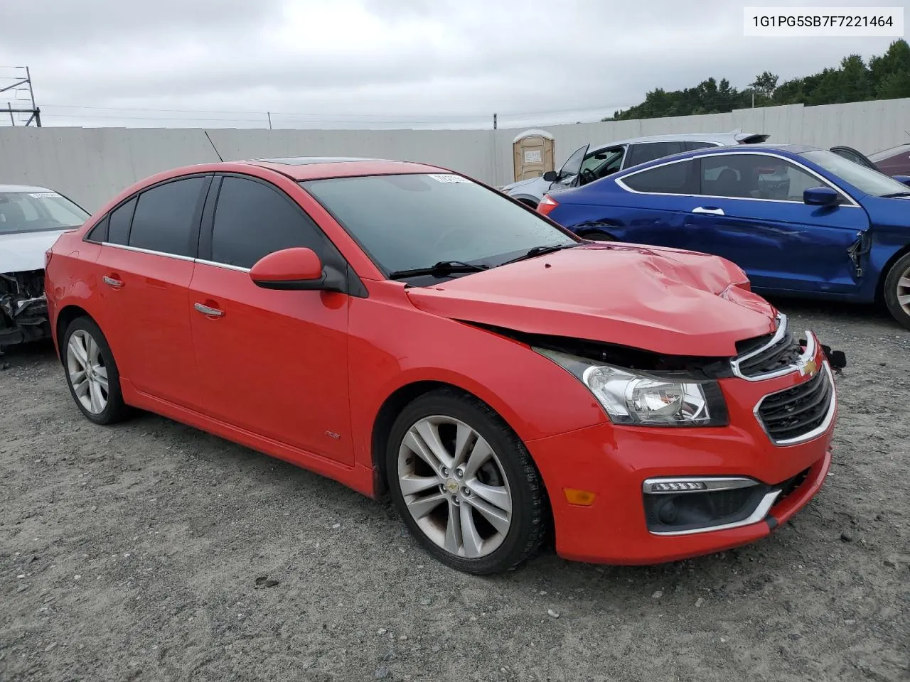 1G1PG5SB7F7221464 2015 Chevrolet Cruze Ltz