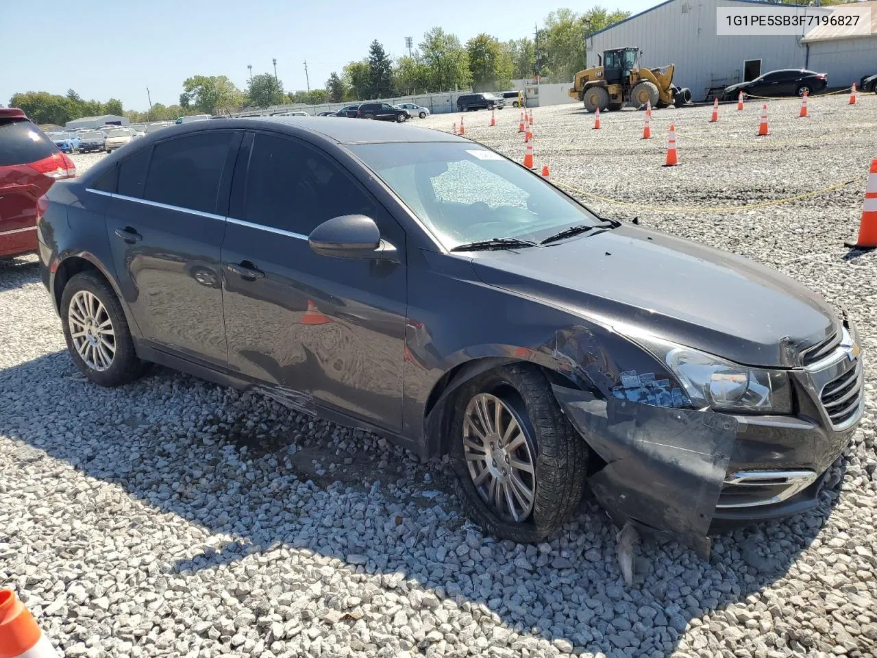 1G1PE5SB3F7196827 2015 Chevrolet Cruze Lt