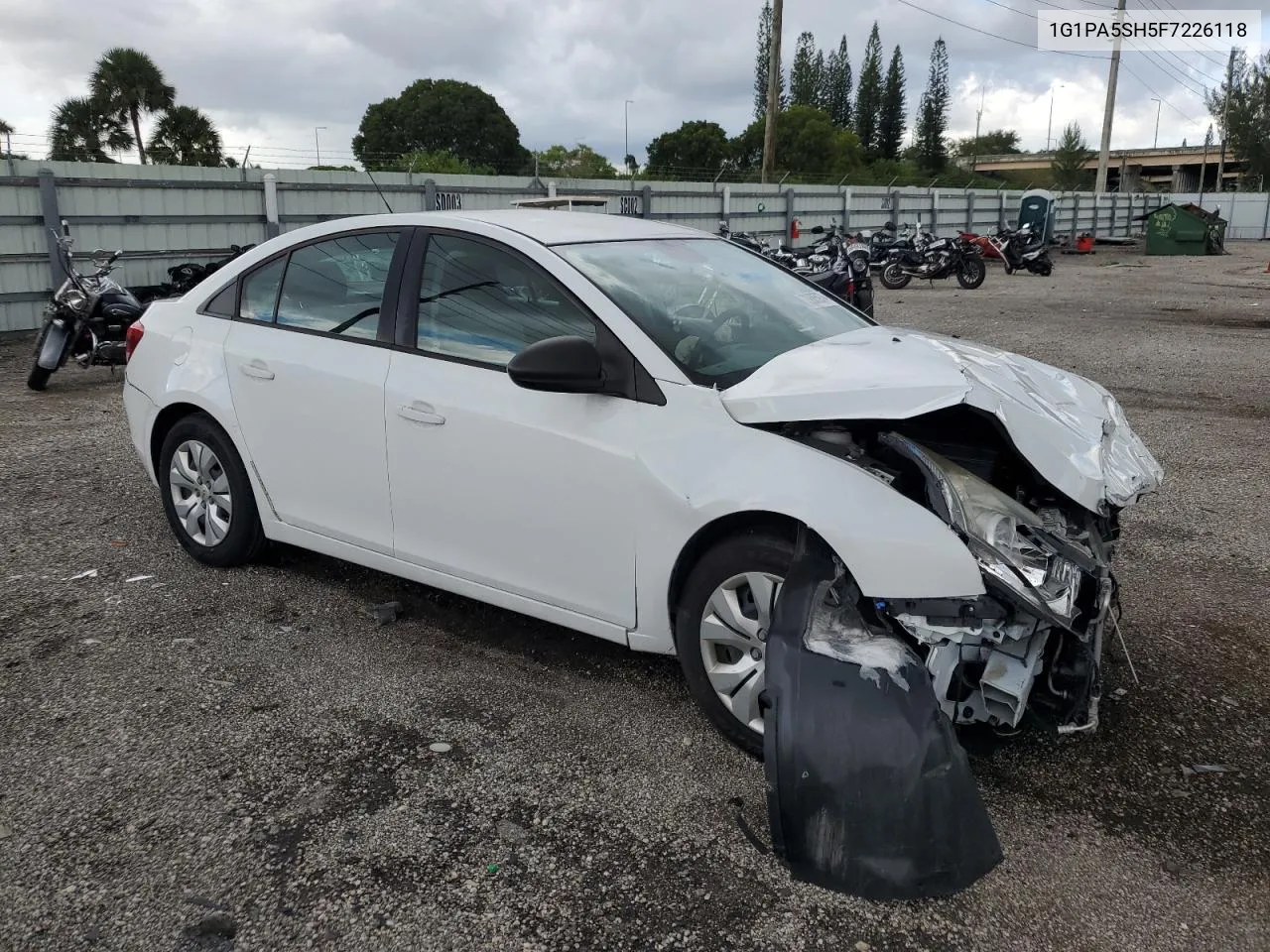 1G1PA5SH5F7226118 2015 Chevrolet Cruze Ls