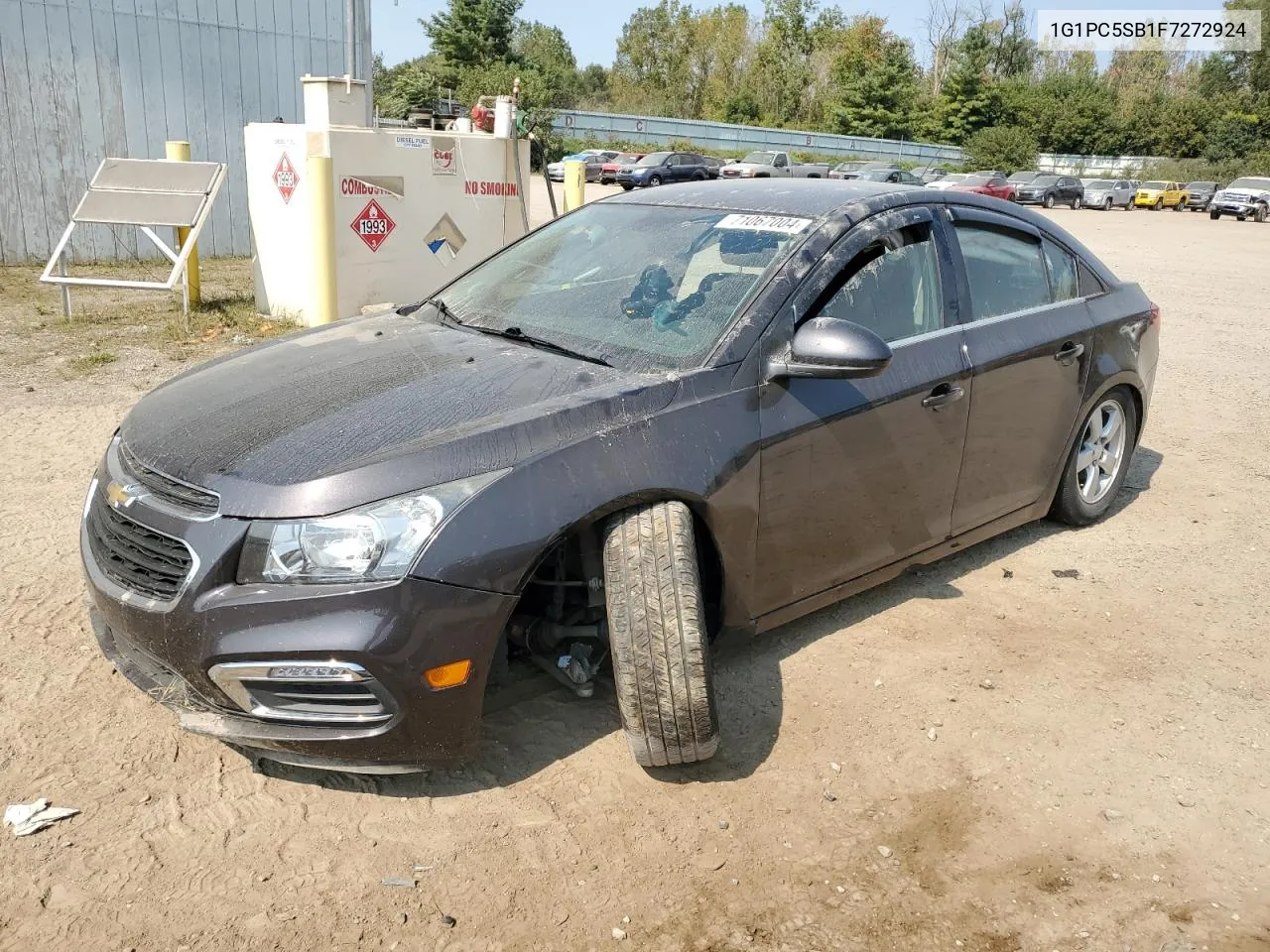 2015 Chevrolet Cruze Lt VIN: 1G1PC5SB1F7272924 Lot: 71067004