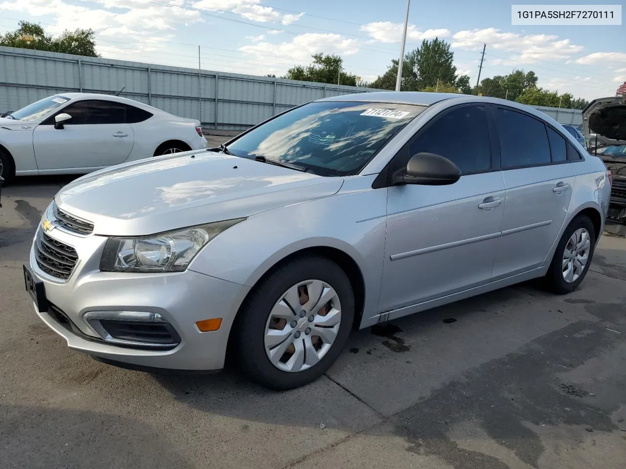 2015 Chevrolet Cruze Ls VIN: 1G1PA5SH2F7270111 Lot: 71121774