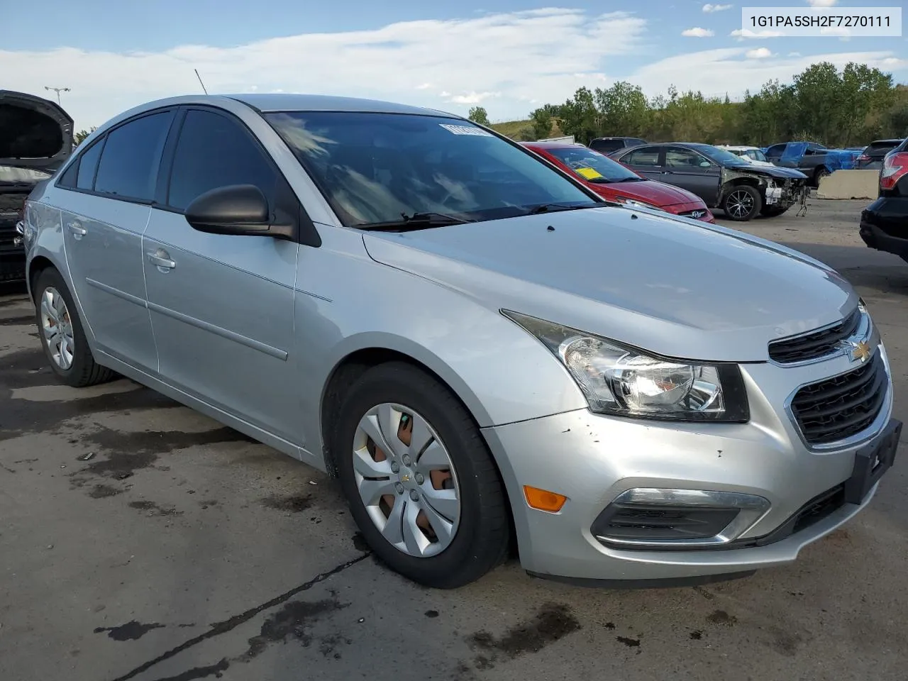 2015 Chevrolet Cruze Ls VIN: 1G1PA5SH2F7270111 Lot: 71121774