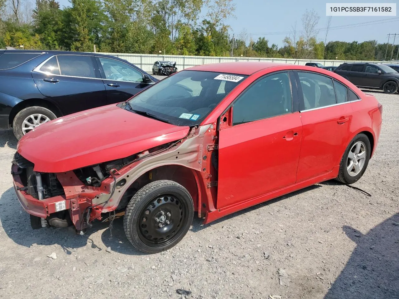 2015 Chevrolet Cruze Lt VIN: 1G1PC5SB3F7161582 Lot: 71495584