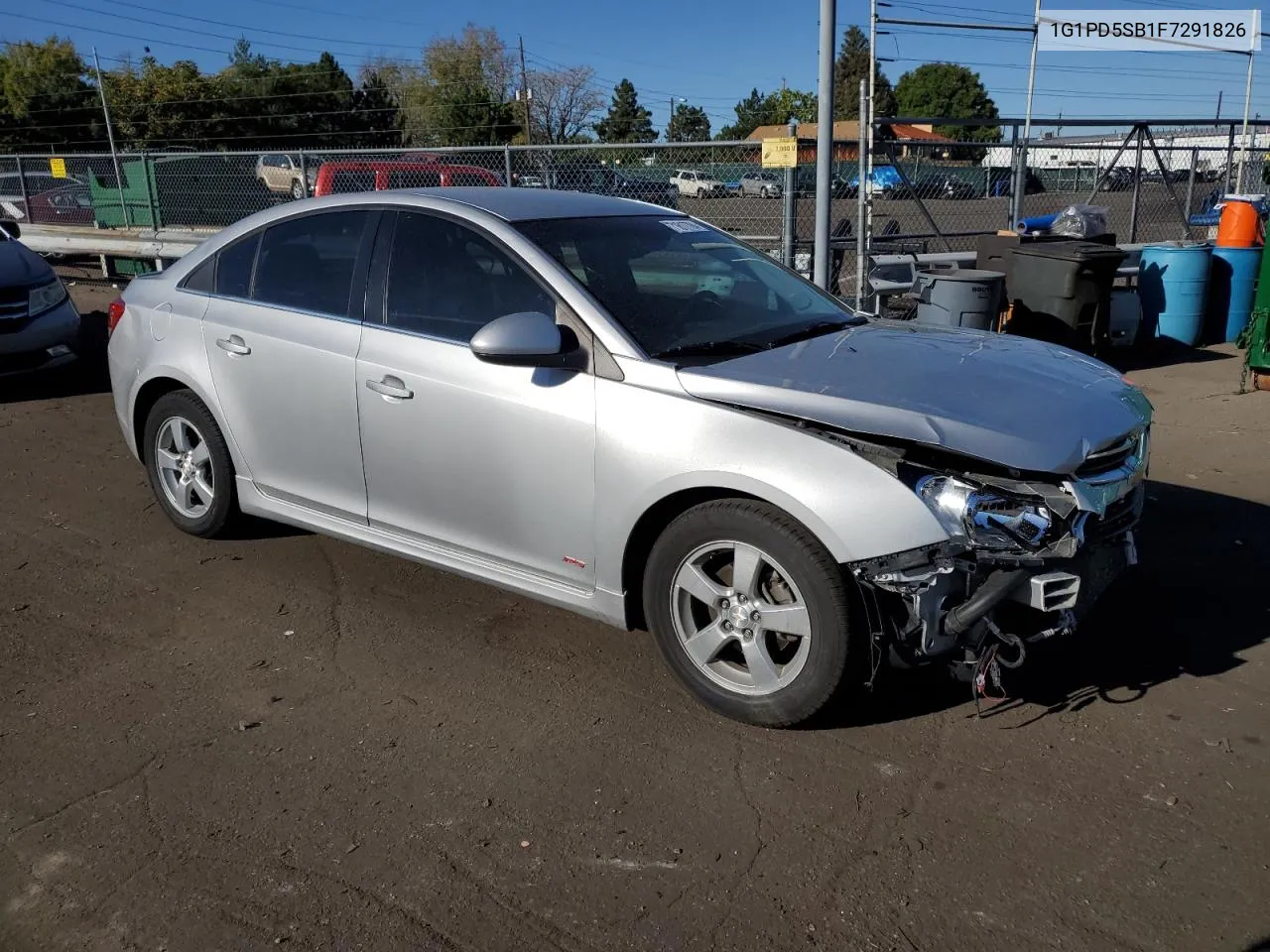 1G1PD5SB1F7291826 2015 Chevrolet Cruze Lt