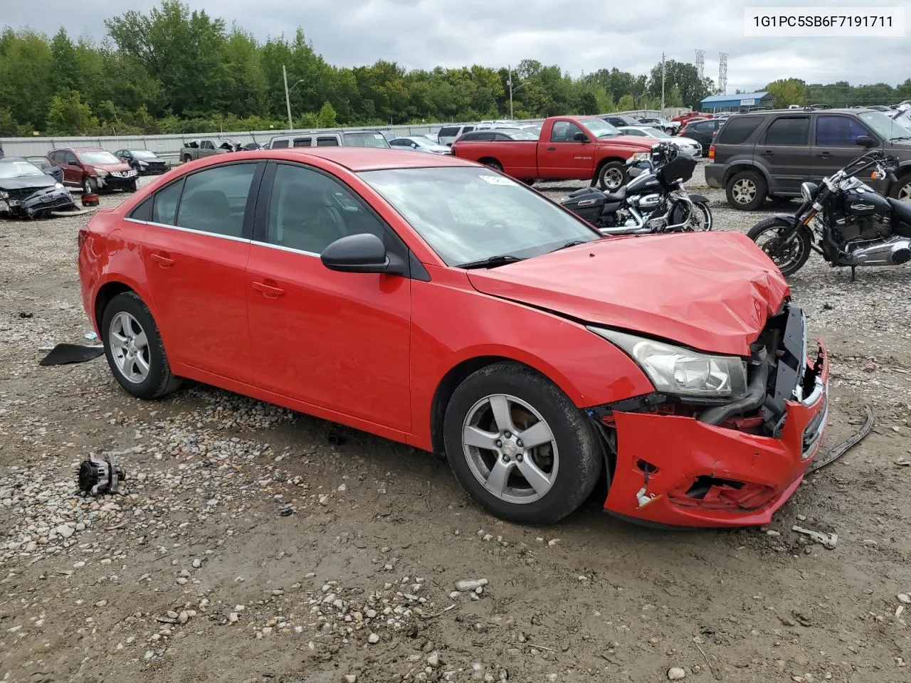 2015 Chevrolet Cruze Lt VIN: 1G1PC5SB6F7191711 Lot: 71646304