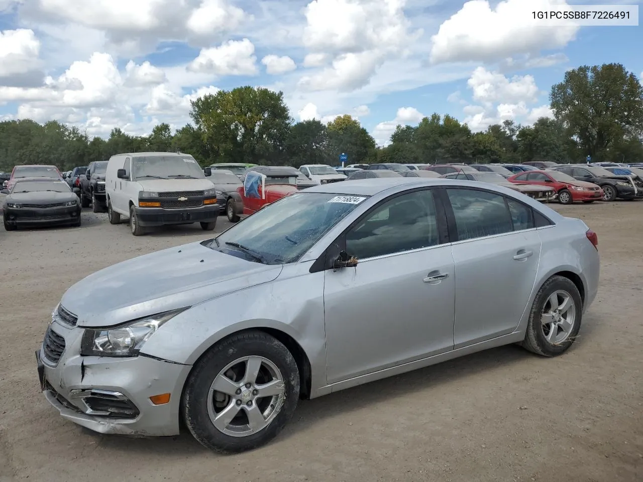 2015 Chevrolet Cruze Lt VIN: 1G1PC5SB8F7226491 Lot: 71718824