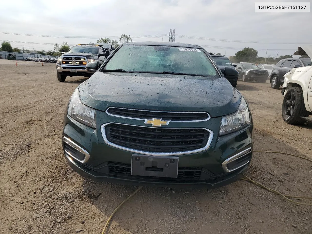 1G1PC5SB6F7151127 2015 Chevrolet Cruze Lt