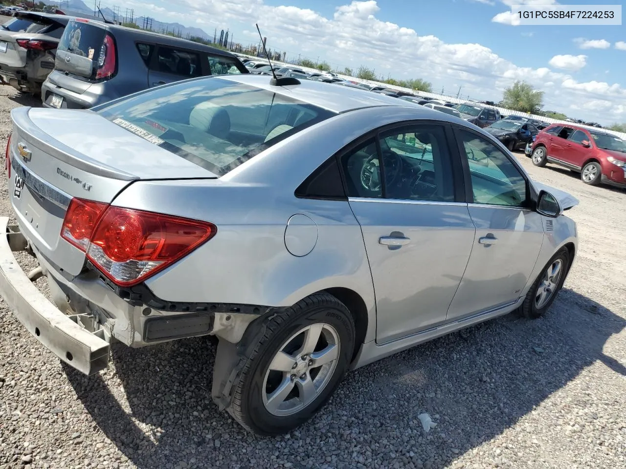 2015 Chevrolet Cruze Lt VIN: 1G1PC5SB4F7224253 Lot: 72030334