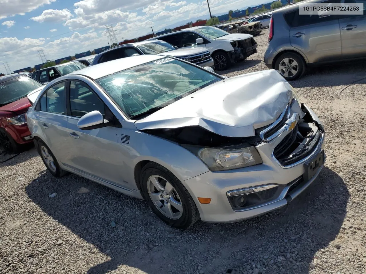 2015 Chevrolet Cruze Lt VIN: 1G1PC5SB4F7224253 Lot: 72030334