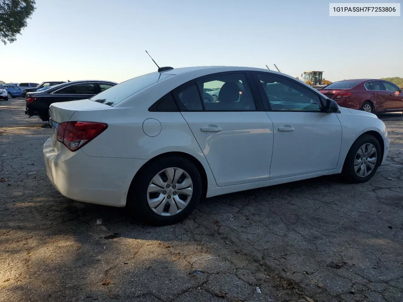 2015 Chevrolet Cruze Ls VIN: 1G1PA5SH7F7253806 Lot: 72368674