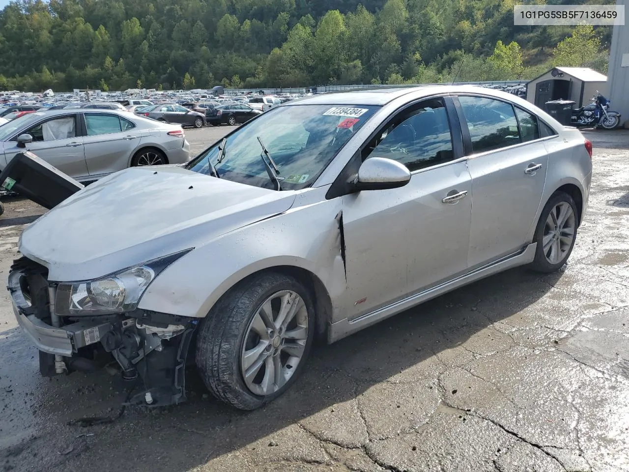 2015 Chevrolet Cruze Ltz VIN: 1G1PG5SB5F7136459 Lot: 72394384