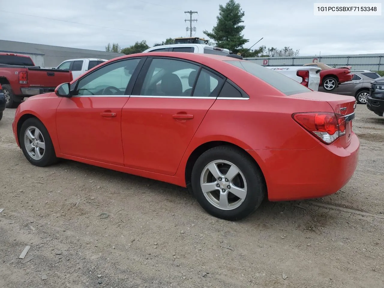 1G1PC5SBXF7153348 2015 Chevrolet Cruze Lt