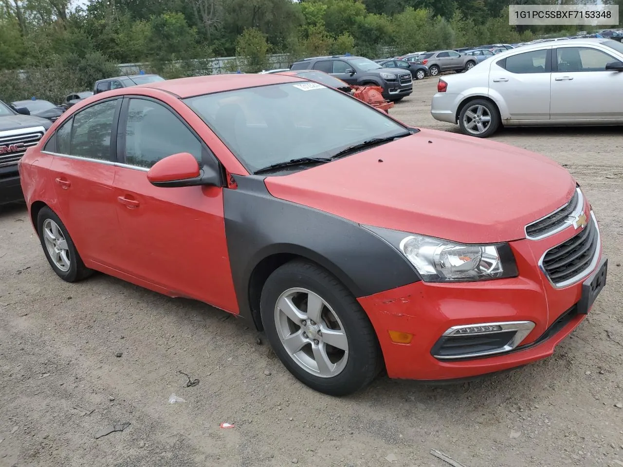 1G1PC5SBXF7153348 2015 Chevrolet Cruze Lt