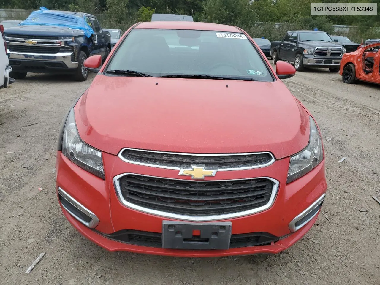 1G1PC5SBXF7153348 2015 Chevrolet Cruze Lt