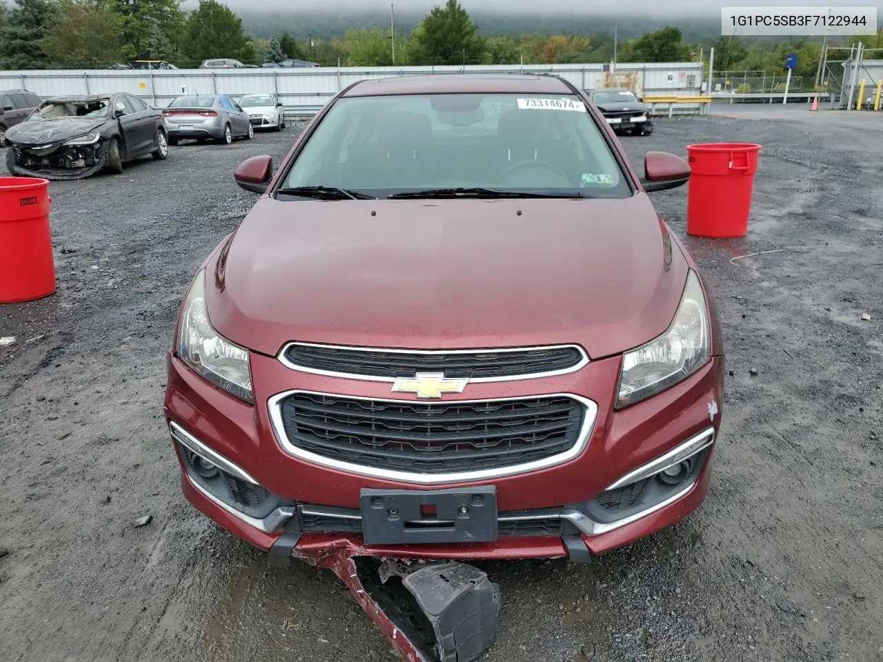 1G1PC5SB3F7122944 2015 Chevrolet Cruze Lt