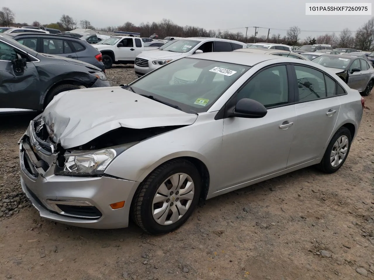 2015 Chevrolet Cruze Ls VIN: 1G1PA5SHXF7260975 Lot: 74321924