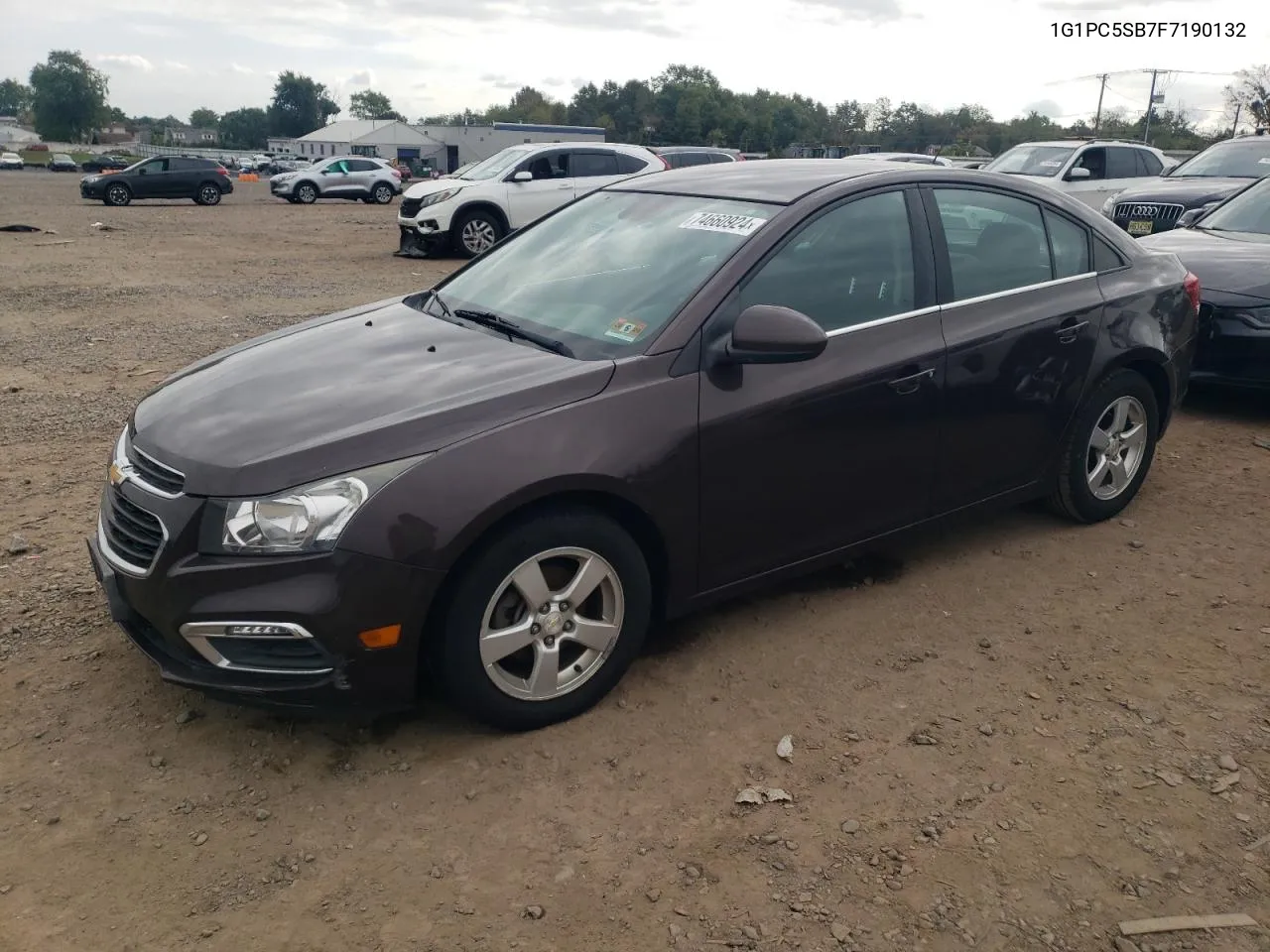 2015 Chevrolet Cruze Lt VIN: 1G1PC5SB7F7190132 Lot: 74660924