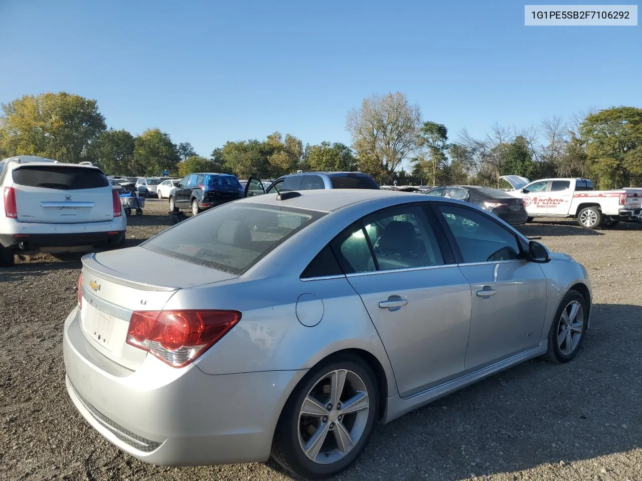 2015 Chevrolet Cruze Lt VIN: 1G1PE5SB2F7106292 Lot: 74789814