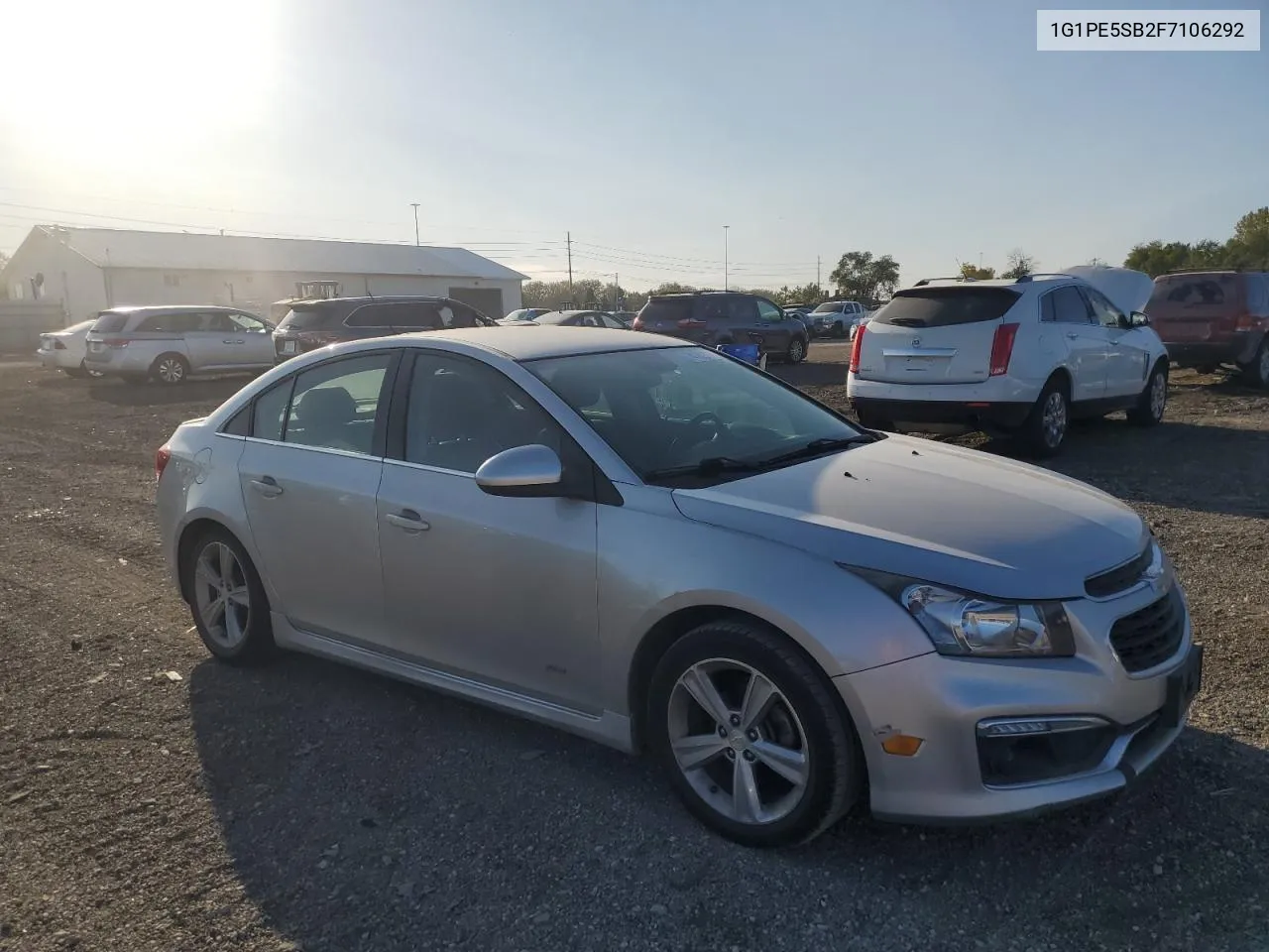 2015 Chevrolet Cruze Lt VIN: 1G1PE5SB2F7106292 Lot: 74789814