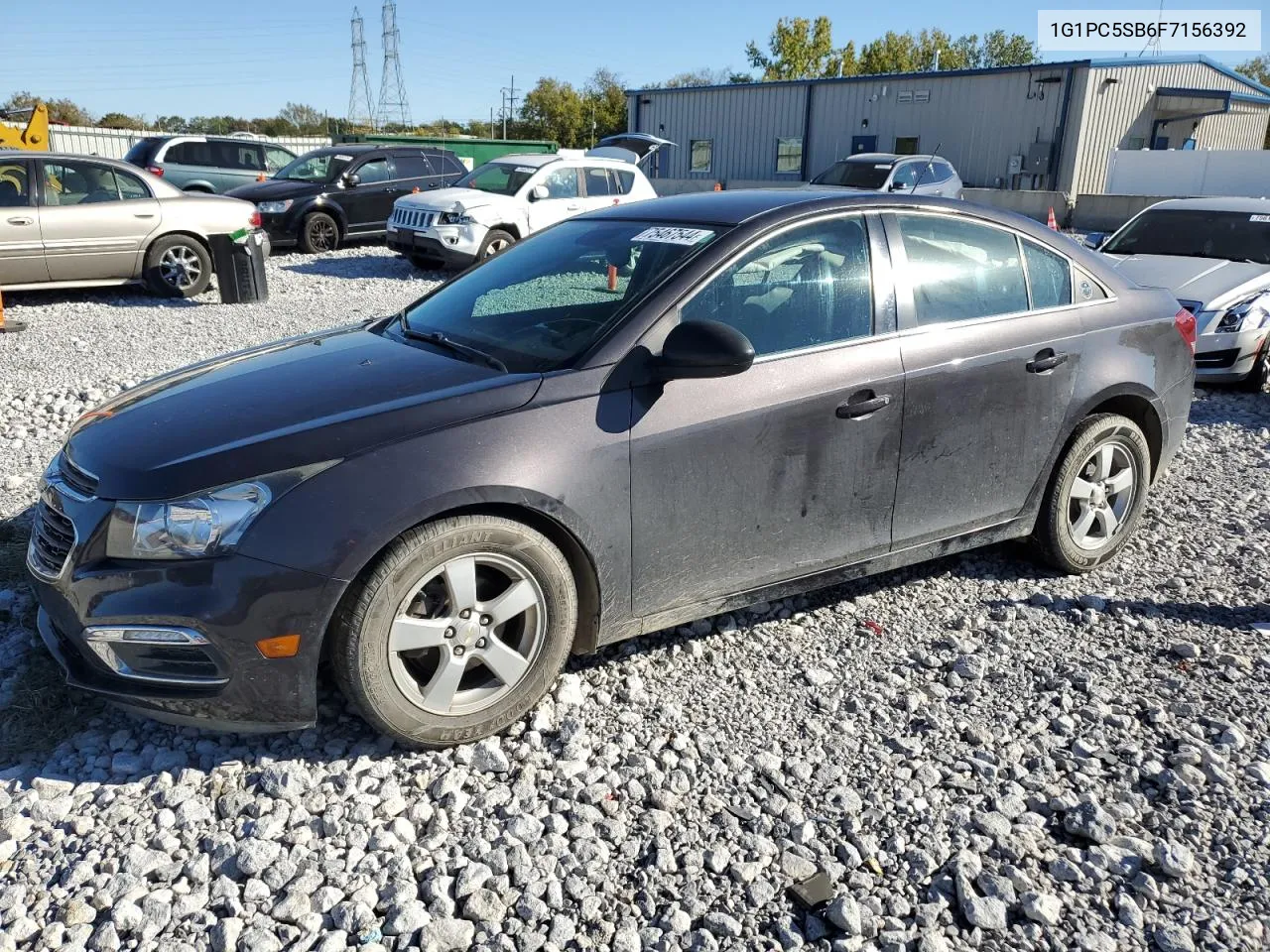 2015 Chevrolet Cruze Lt VIN: 1G1PC5SB6F7156392 Lot: 75467544