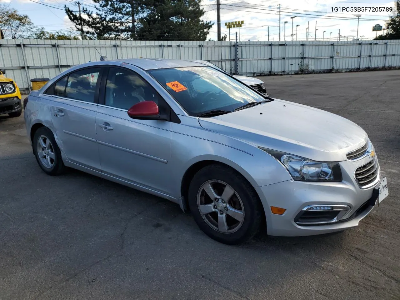 2015 Chevrolet Cruze Lt VIN: 1G1PC5SB5F7205789 Lot: 75941794