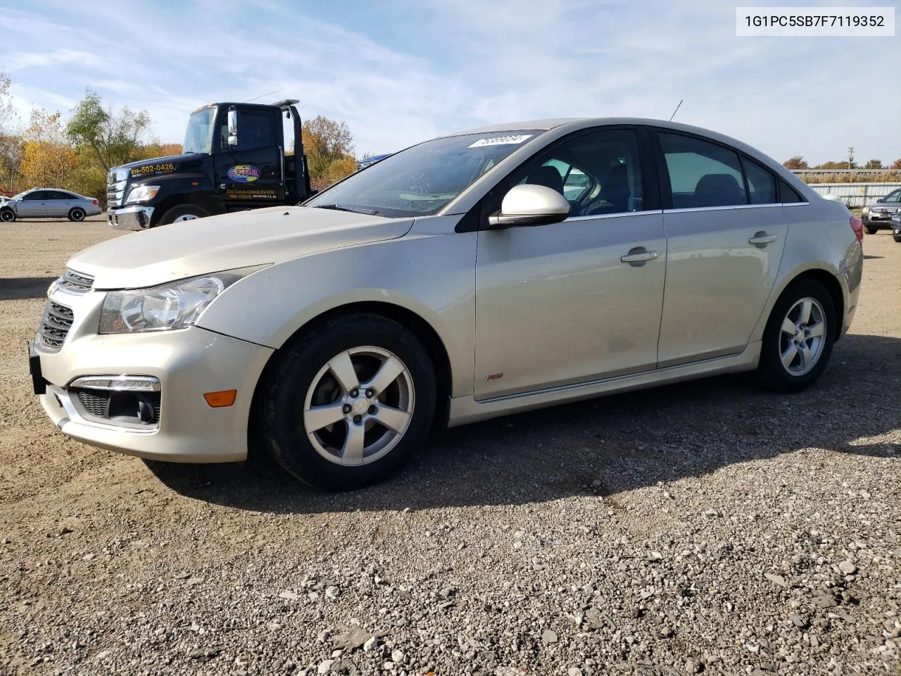 1G1PC5SB7F7119352 2015 Chevrolet Cruze Lt