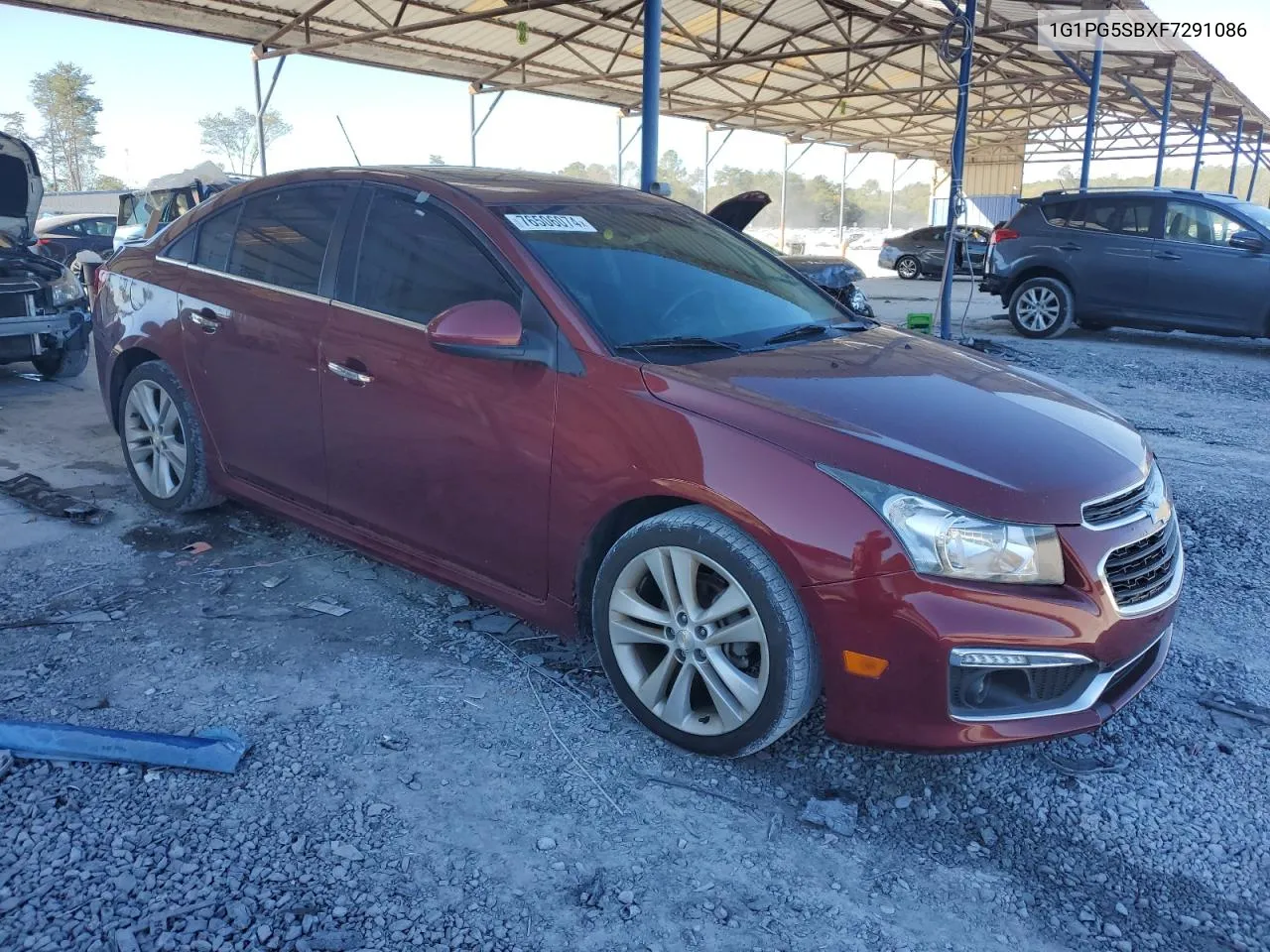 2015 Chevrolet Cruze Ltz VIN: 1G1PG5SBXF7291086 Lot: 76506074