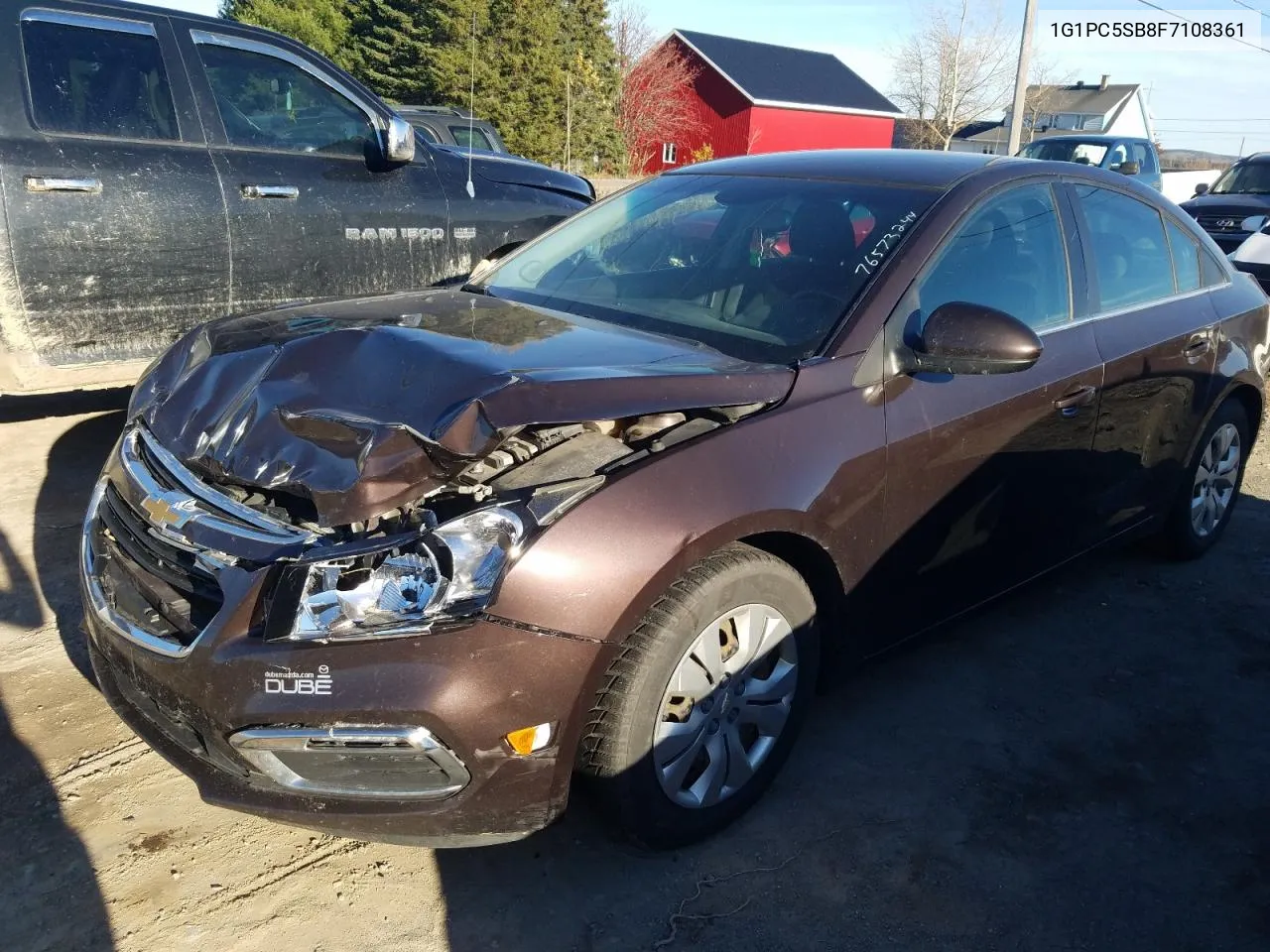 2015 Chevrolet Cruze Lt VIN: 1G1PC5SB8F7108361 Lot: 76573244