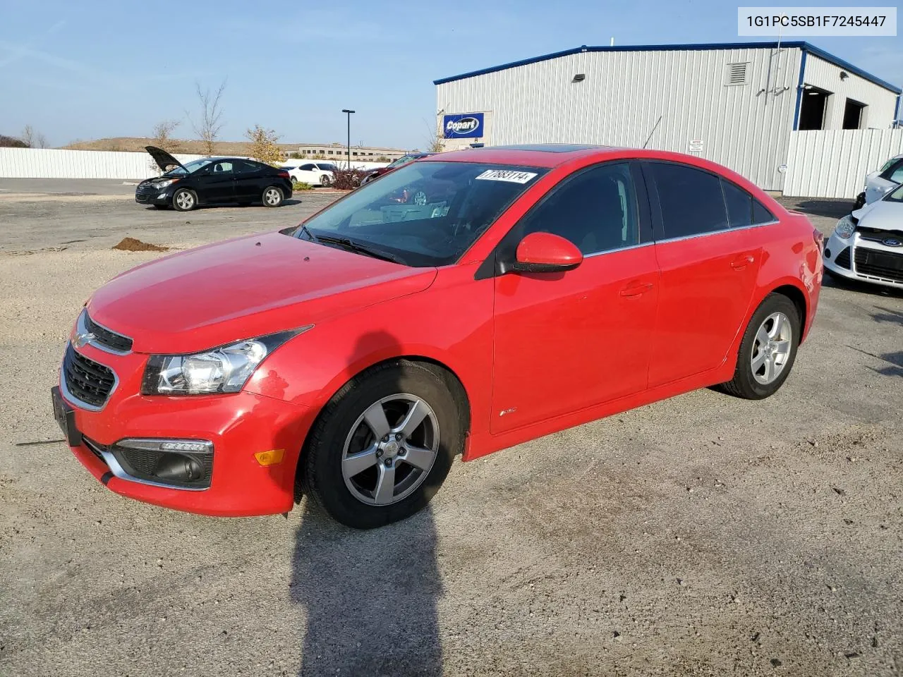 2015 Chevrolet Cruze Lt VIN: 1G1PC5SB1F7245447 Lot: 77883114