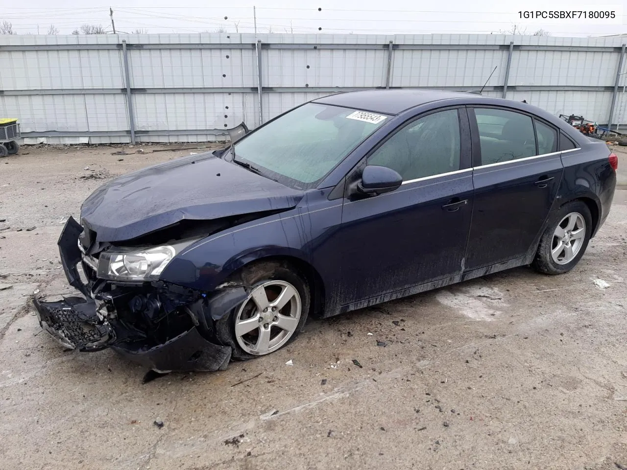 2015 Chevrolet Cruze Lt VIN: 1G1PC5SBXF7180095 Lot: 77955543