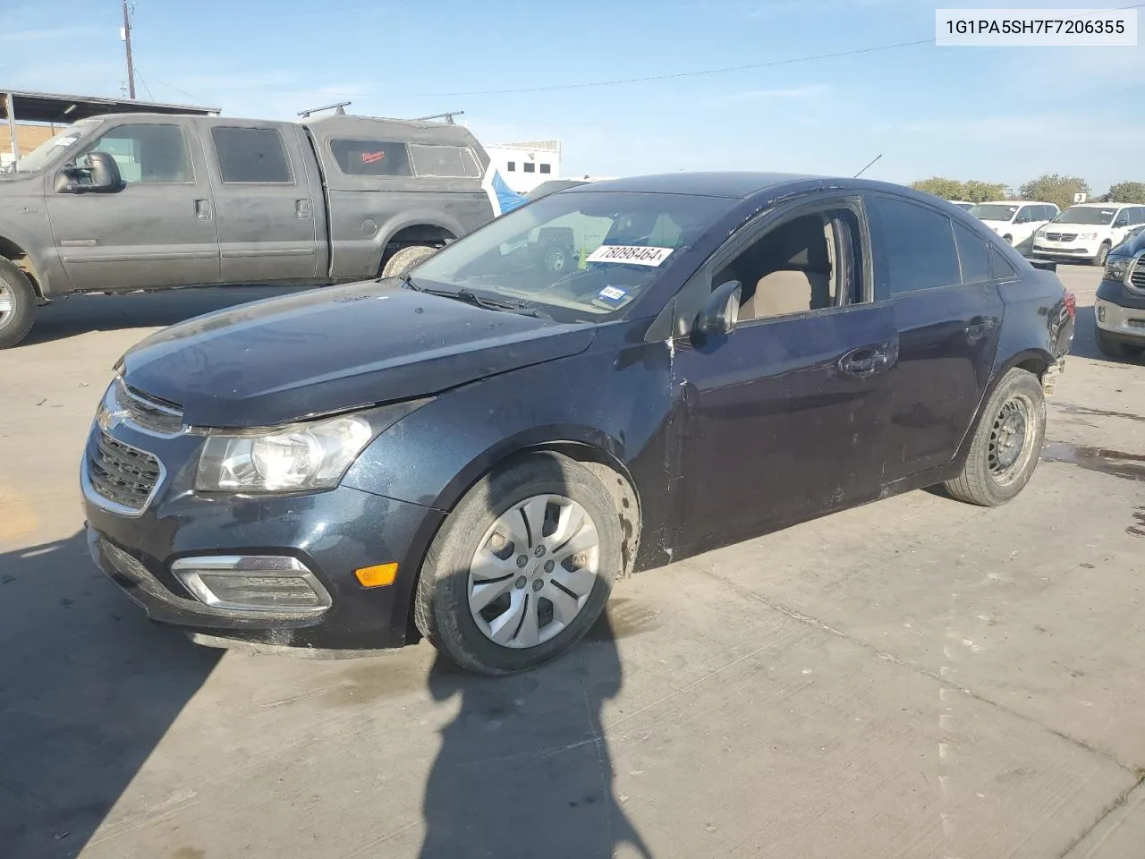 2015 Chevrolet Cruze Ls VIN: 1G1PA5SH7F7206355 Lot: 78098464