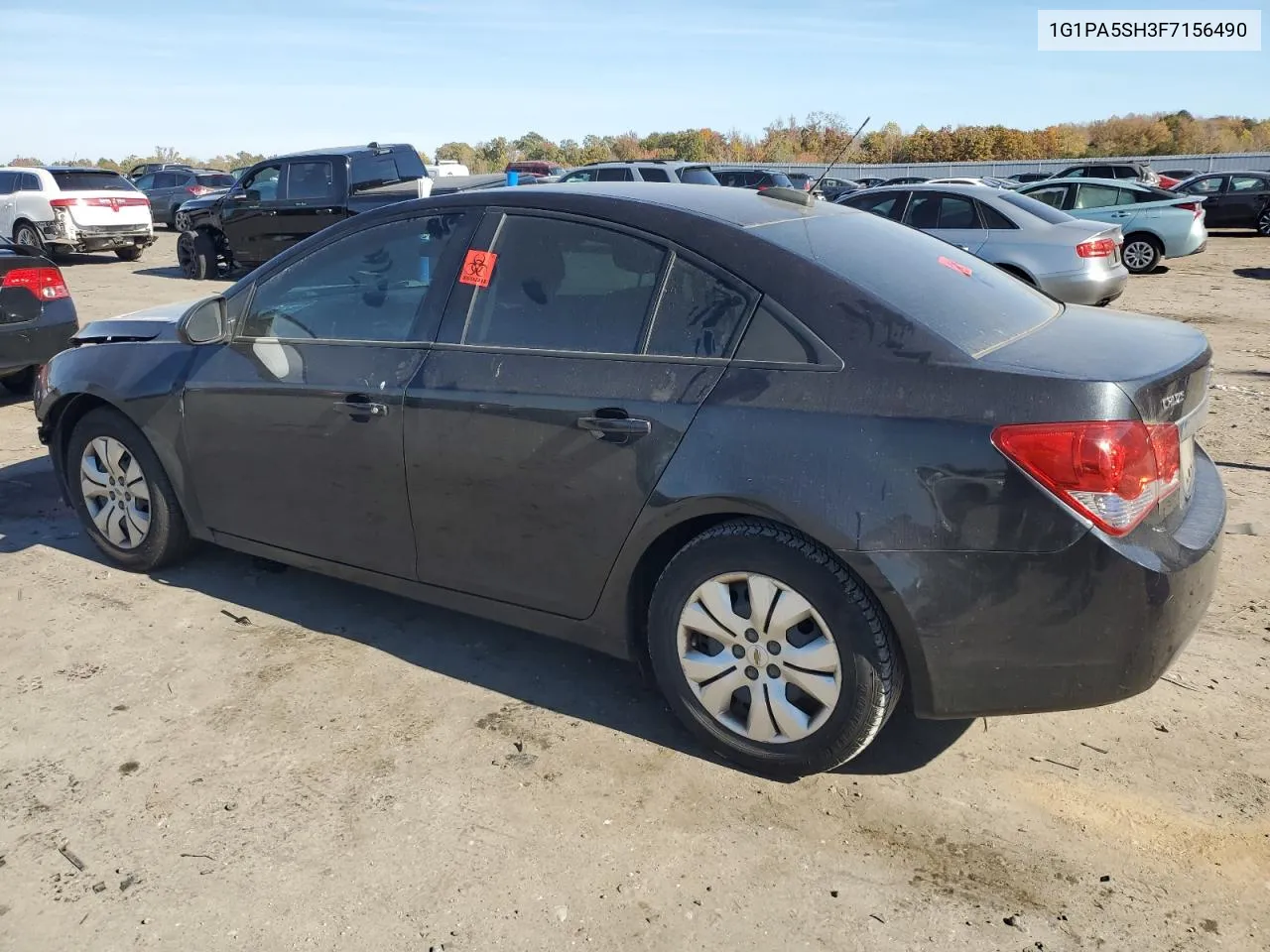 2015 Chevrolet Cruze Ls VIN: 1G1PA5SH3F7156490 Lot: 78319864