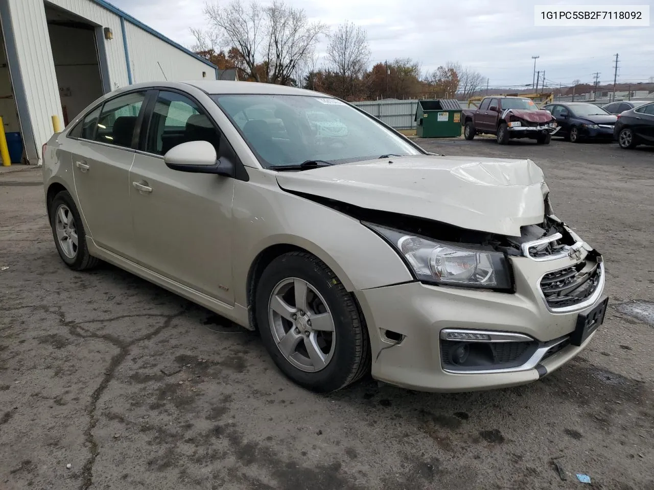 2015 Chevrolet Cruze Lt VIN: 1G1PC5SB2F7118092 Lot: 78910404