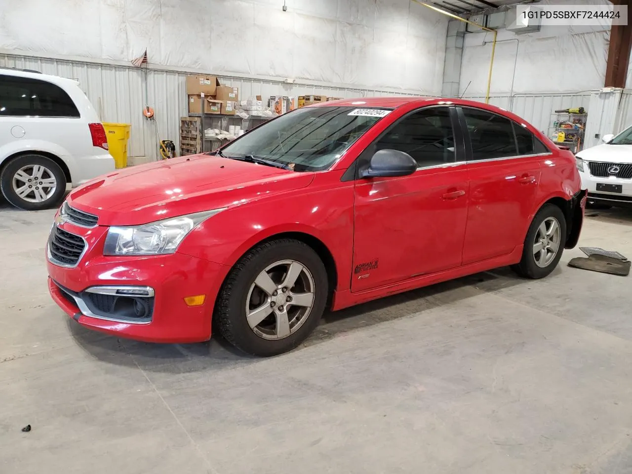 2015 Chevrolet Cruze Lt VIN: 1G1PD5SBXF7244424 Lot: 80240294