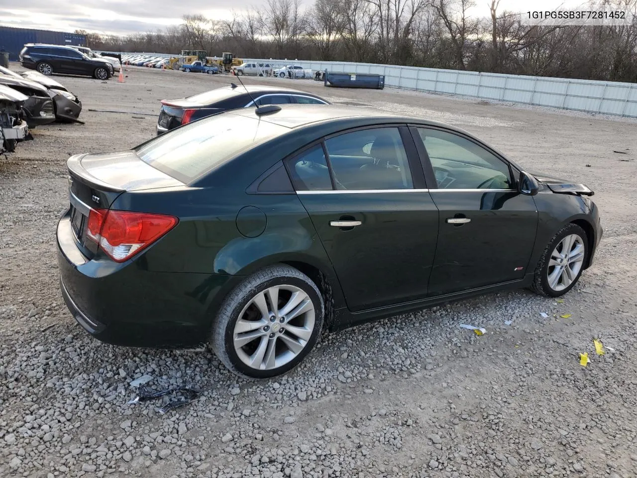 2015 Chevrolet Cruze Ltz VIN: 1G1PG5SB3F7281452 Lot: 80307254