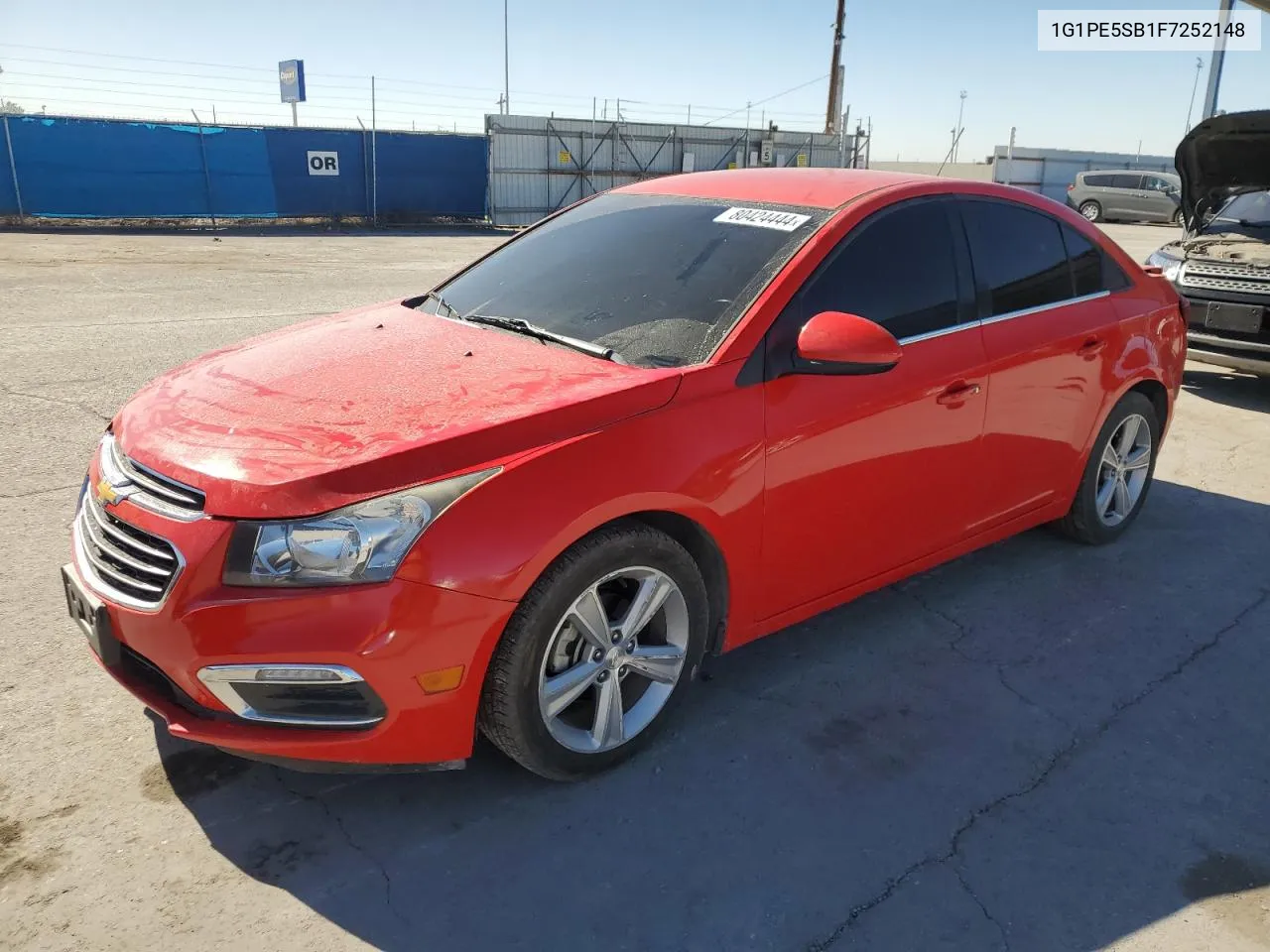 2015 Chevrolet Cruze Lt VIN: 1G1PE5SB1F7252148 Lot: 80424444