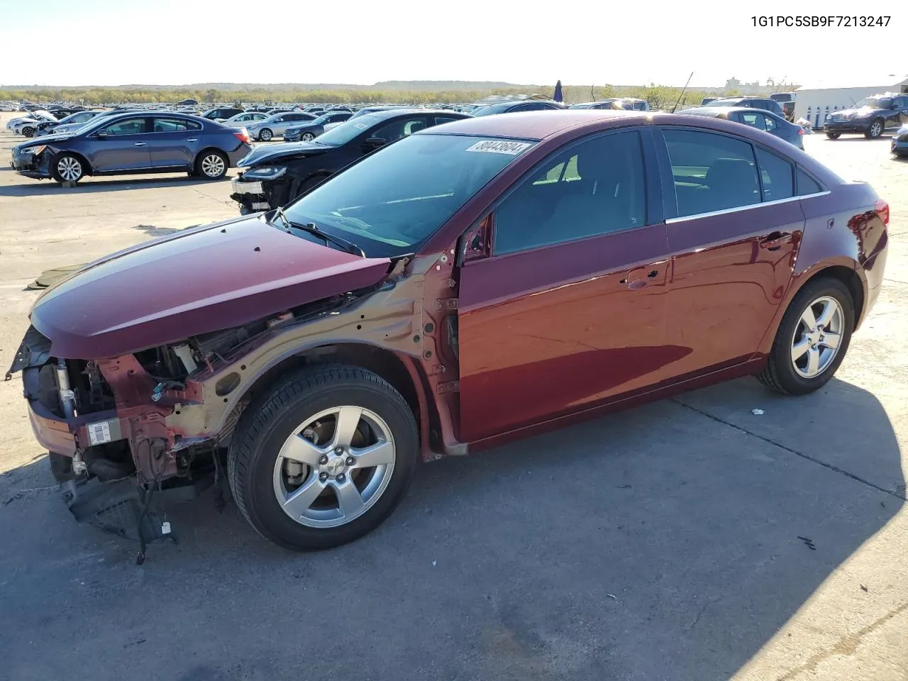 2015 Chevrolet Cruze Lt VIN: 1G1PC5SB9F7213247 Lot: 80443604