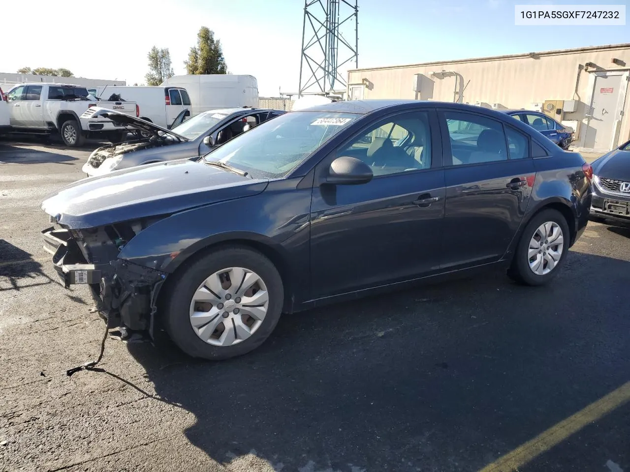 2015 Chevrolet Cruze Ls VIN: 1G1PA5SGXF7247232 Lot: 80447364